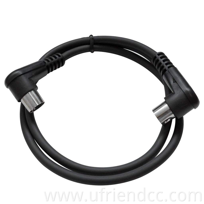 OEM Factory High quality Shield 22AWG/24AWG right angle male to male 4 5 6 7 8 pin mini din MIDI Connector cable